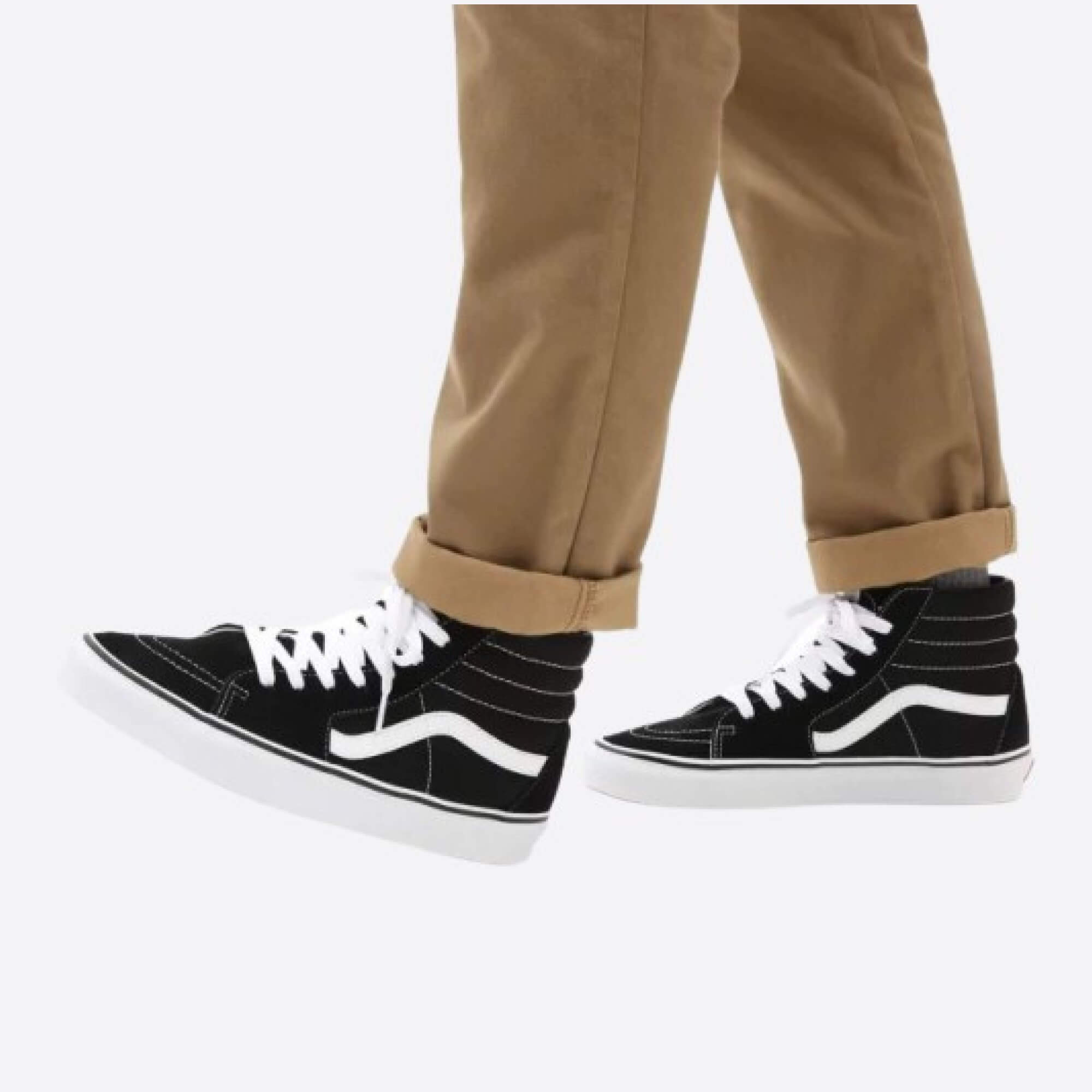 Čierne tenisky Vans VN000D5IB8C1 Sk8-H na nohe