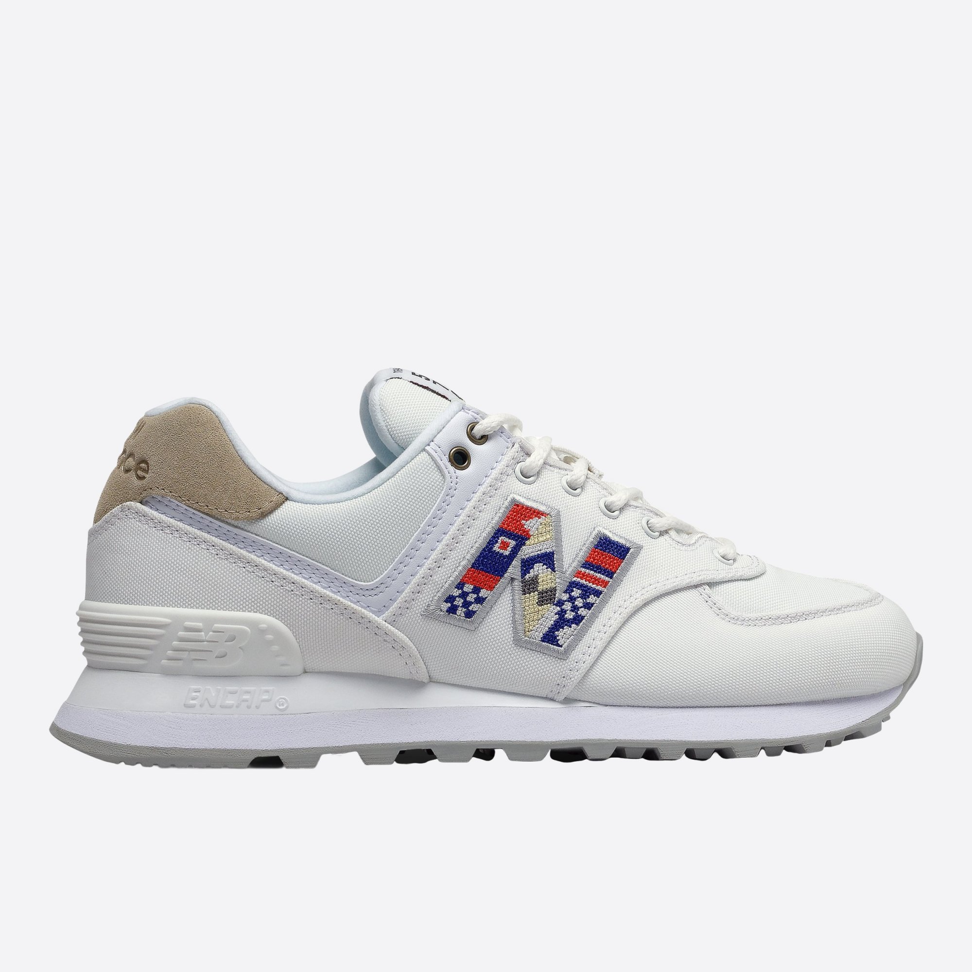 Dámske biele tenisky New Balance WL574SOD