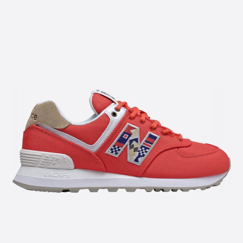 Dámske červené tenisky New Balance WL574SOF