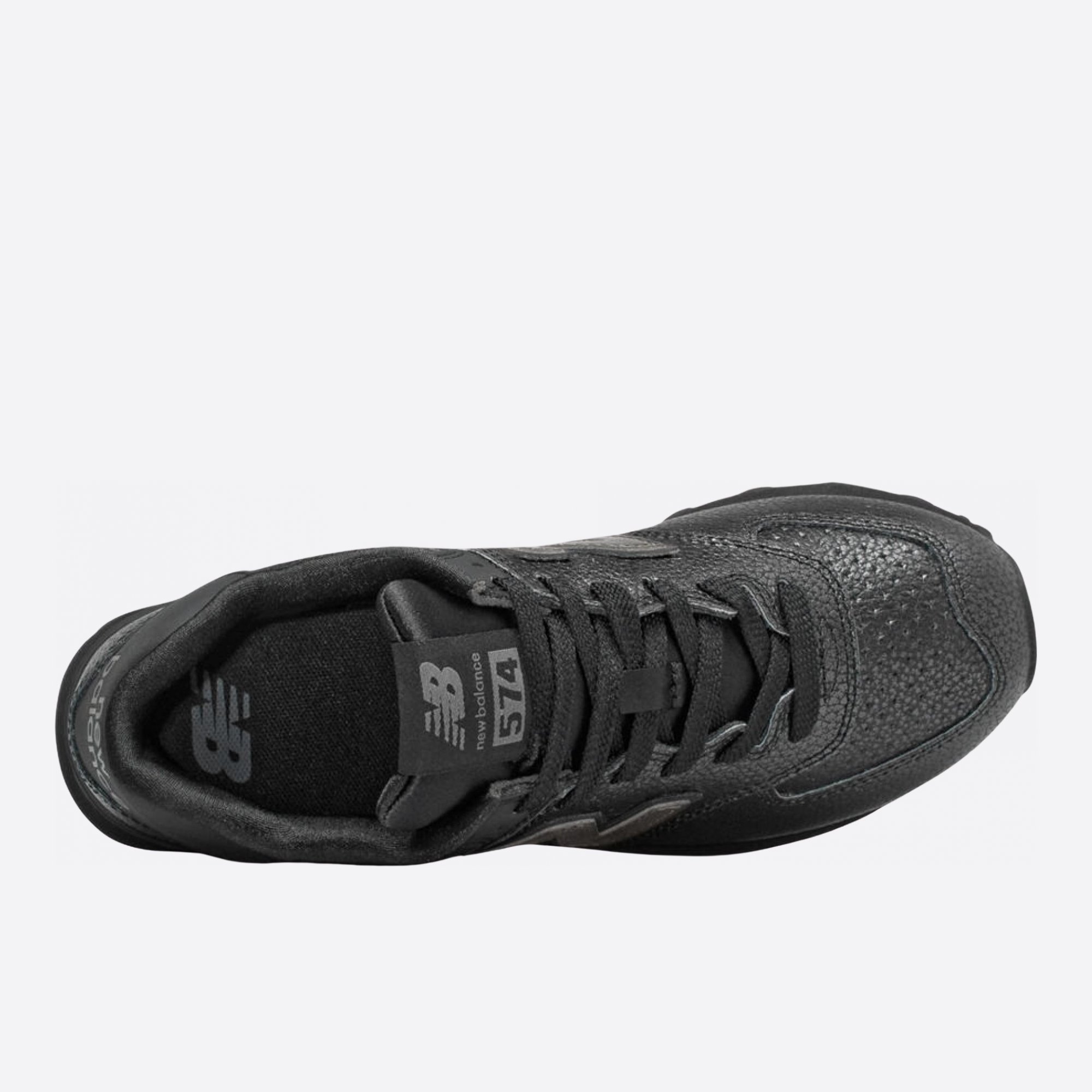 Dámske čierne tenisky New Balance WL574SOH horná strana