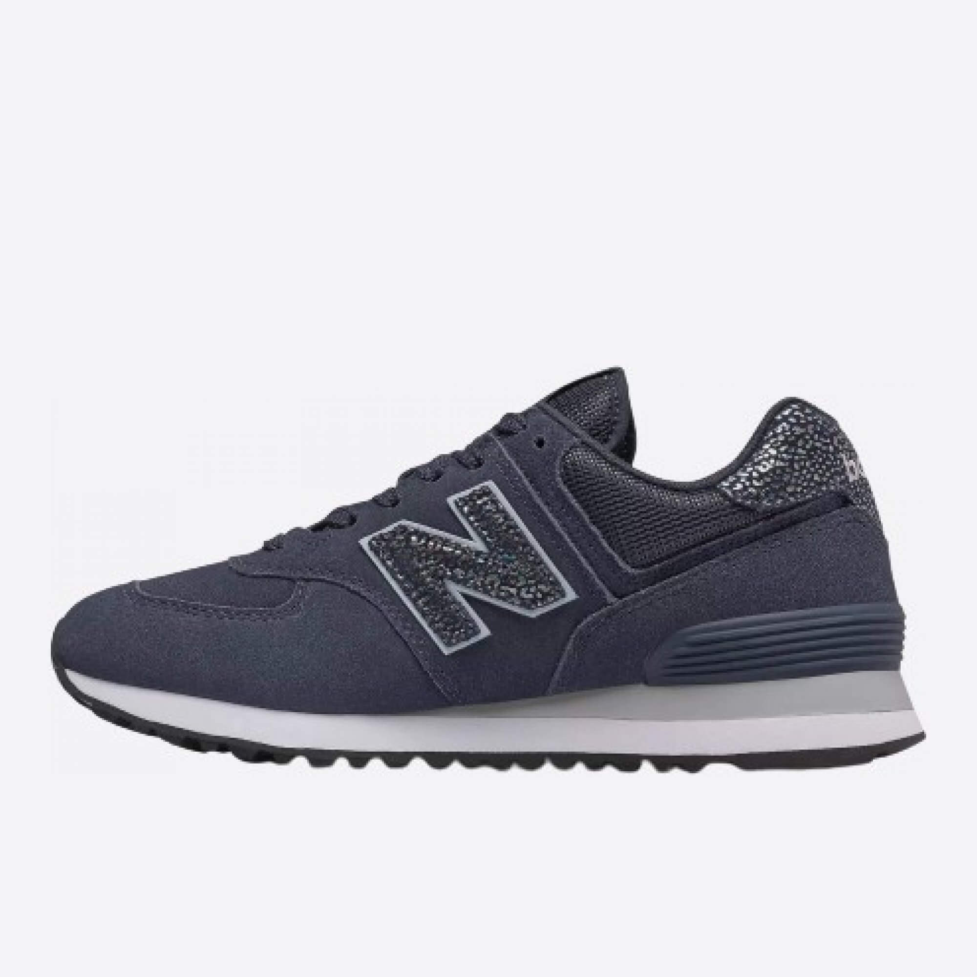 Dámske modré tenisky New Balance WL574AM2 ľavá strana