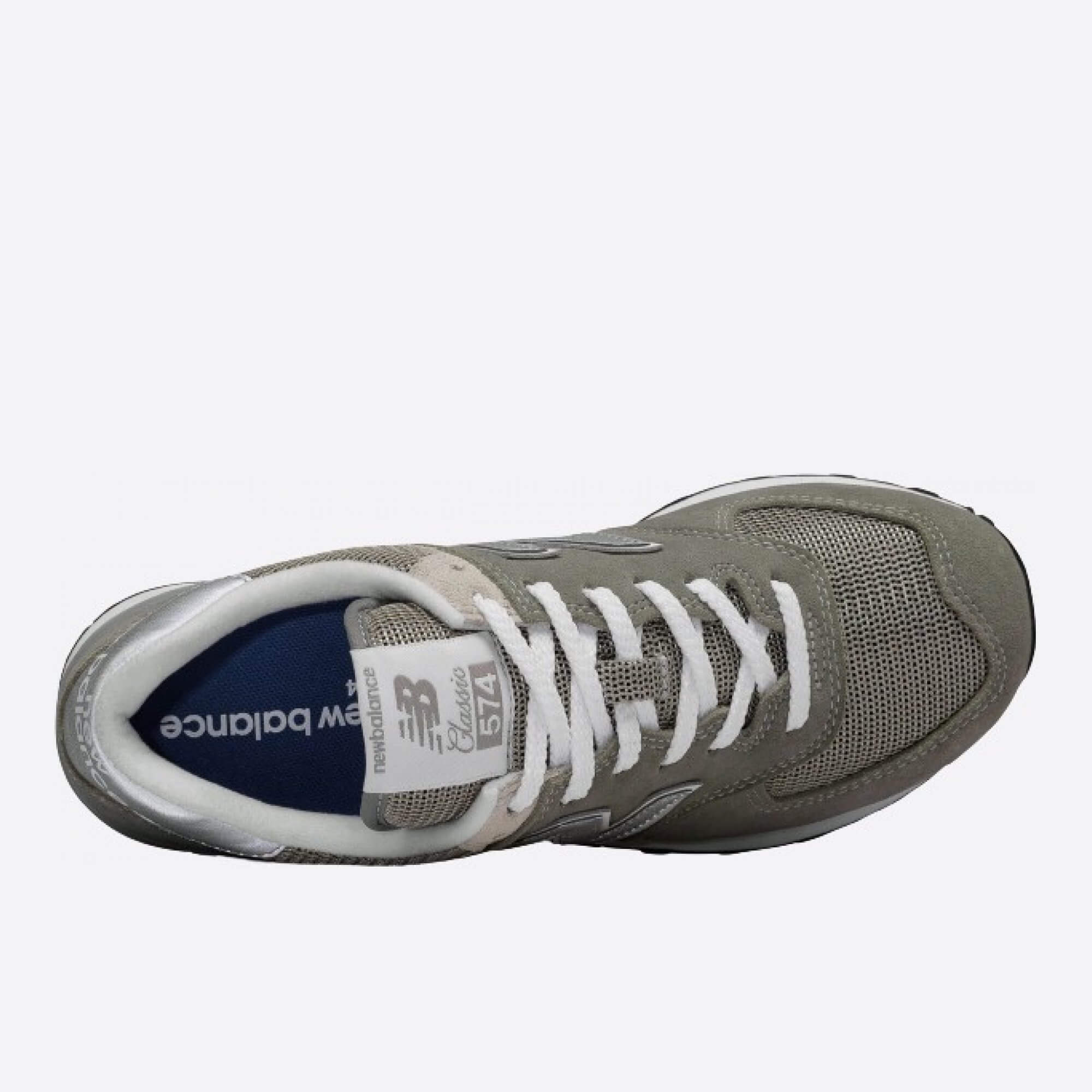 Dámske zelené tenisky New Balance WL574EG horná strana