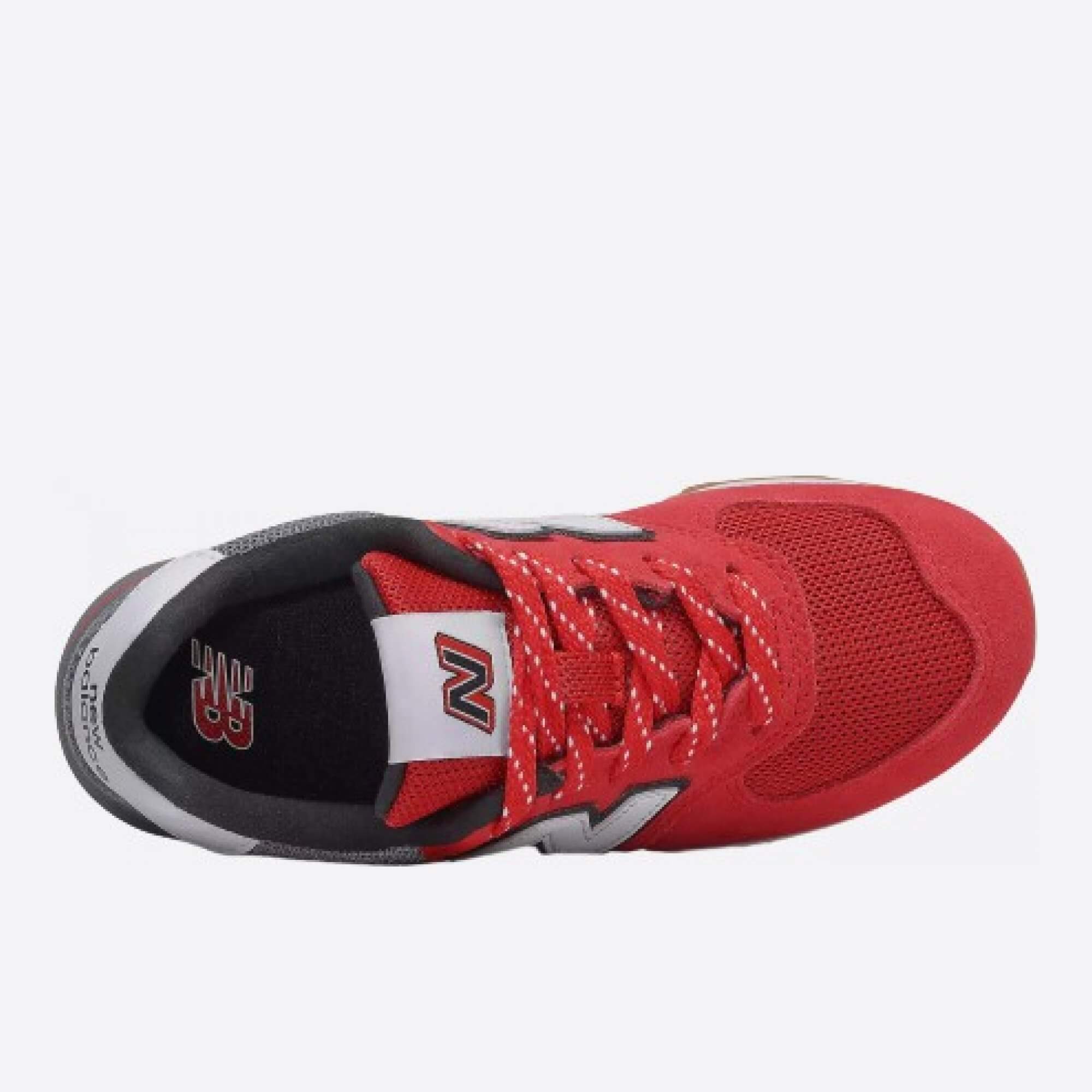 Detské červené tenisky New Balance PC574ATG horná strana