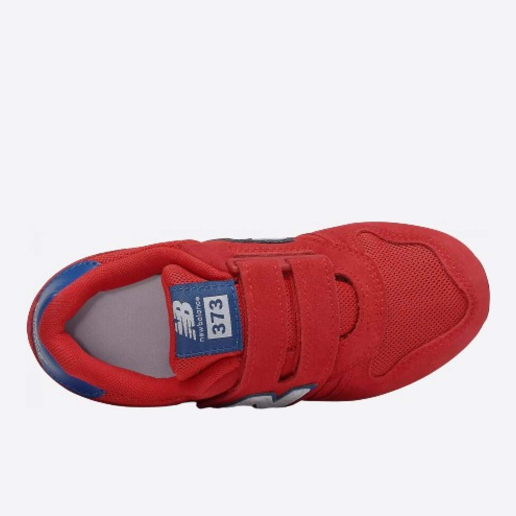 Dětske červené tenisky New Balance YV373SRW horná strana