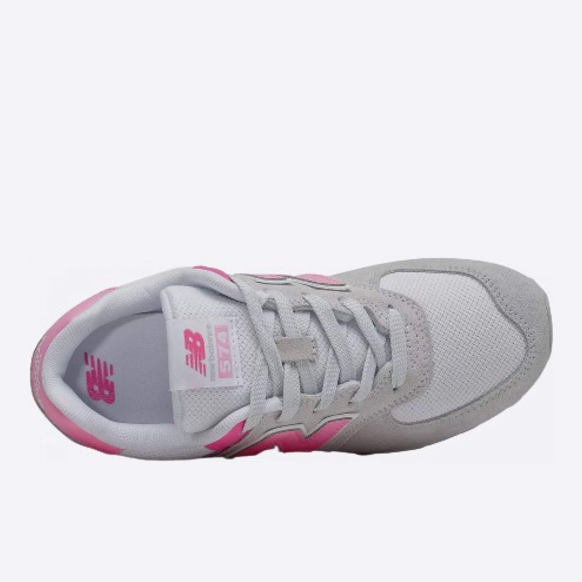 Detské sivé tenisky New Balance GC574SA2 horná strana