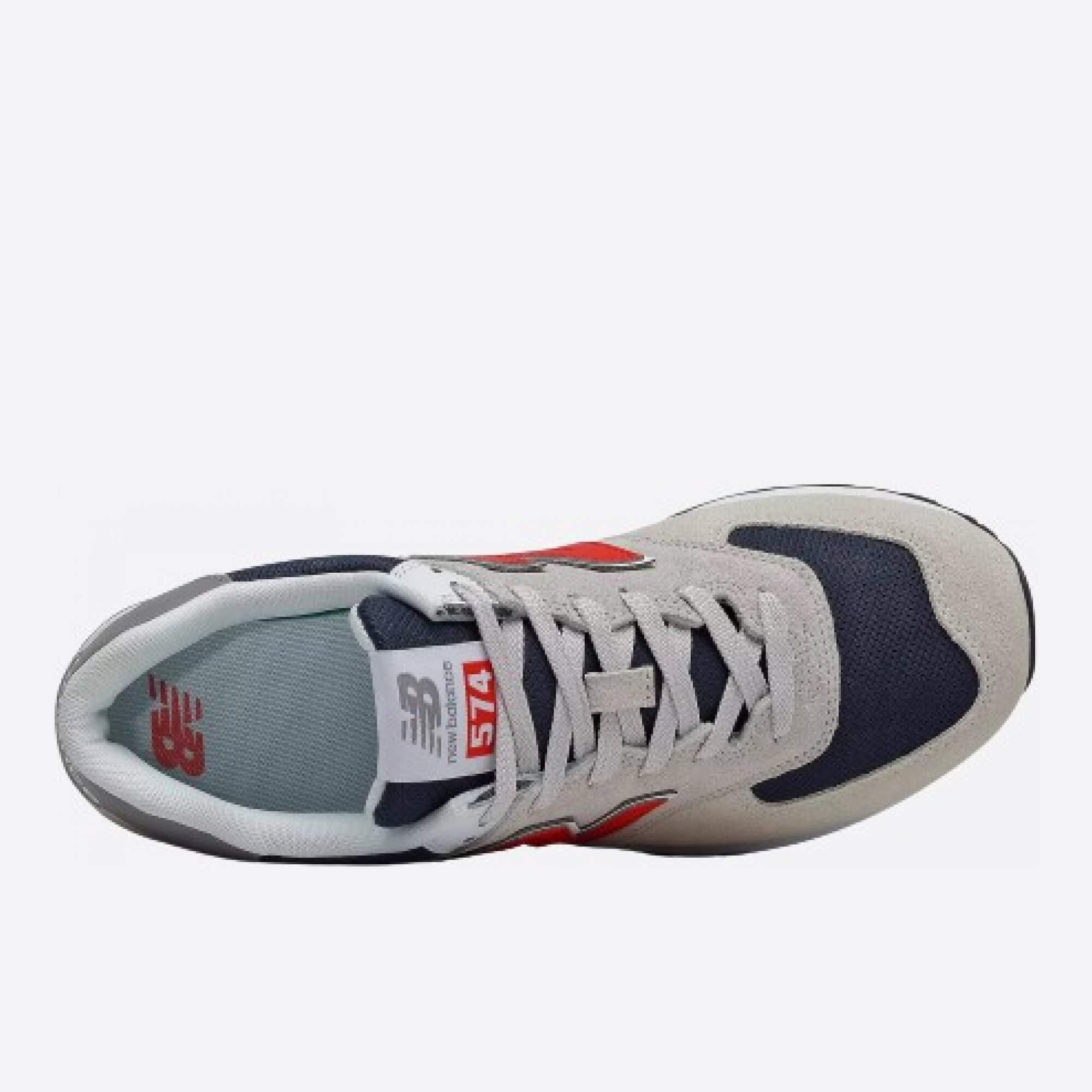 Pánske béžové tenisky New Balance ML574SO2 horná strana