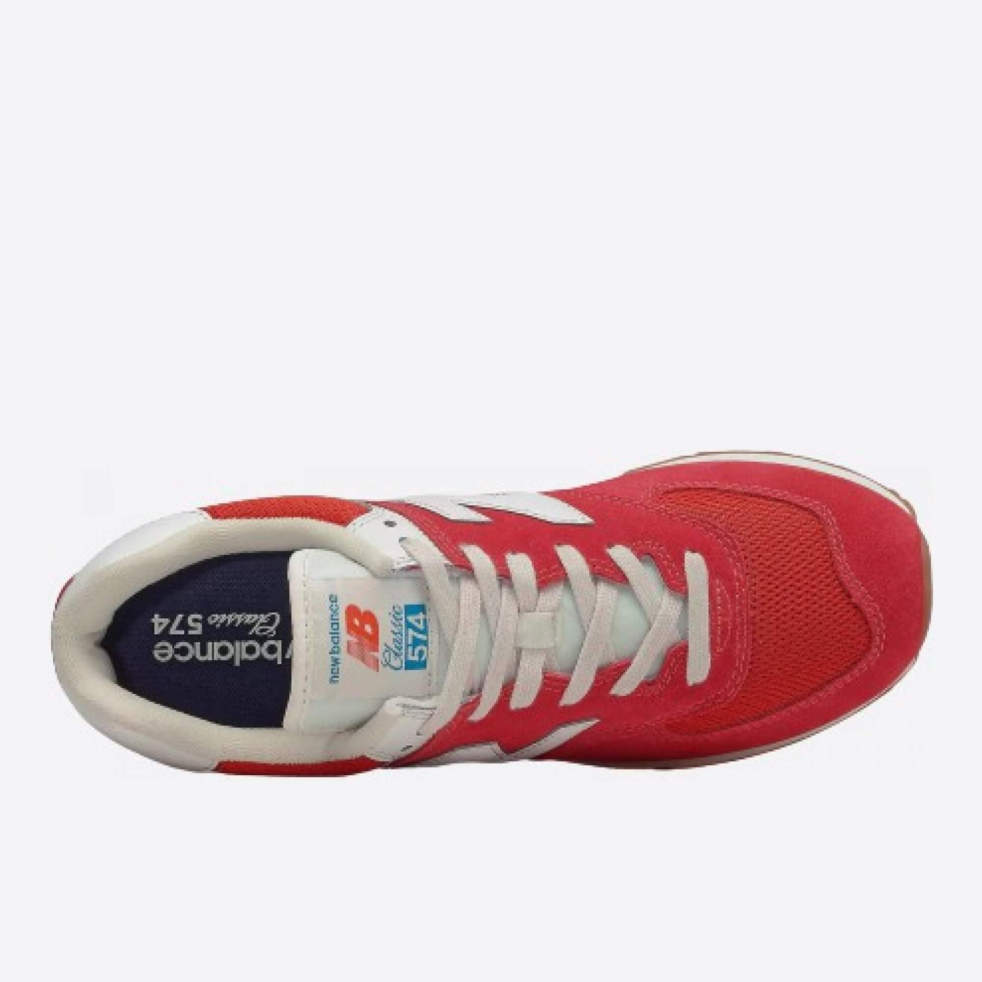 Pánske červené tenisky New Balance ML574HA2 horná strana