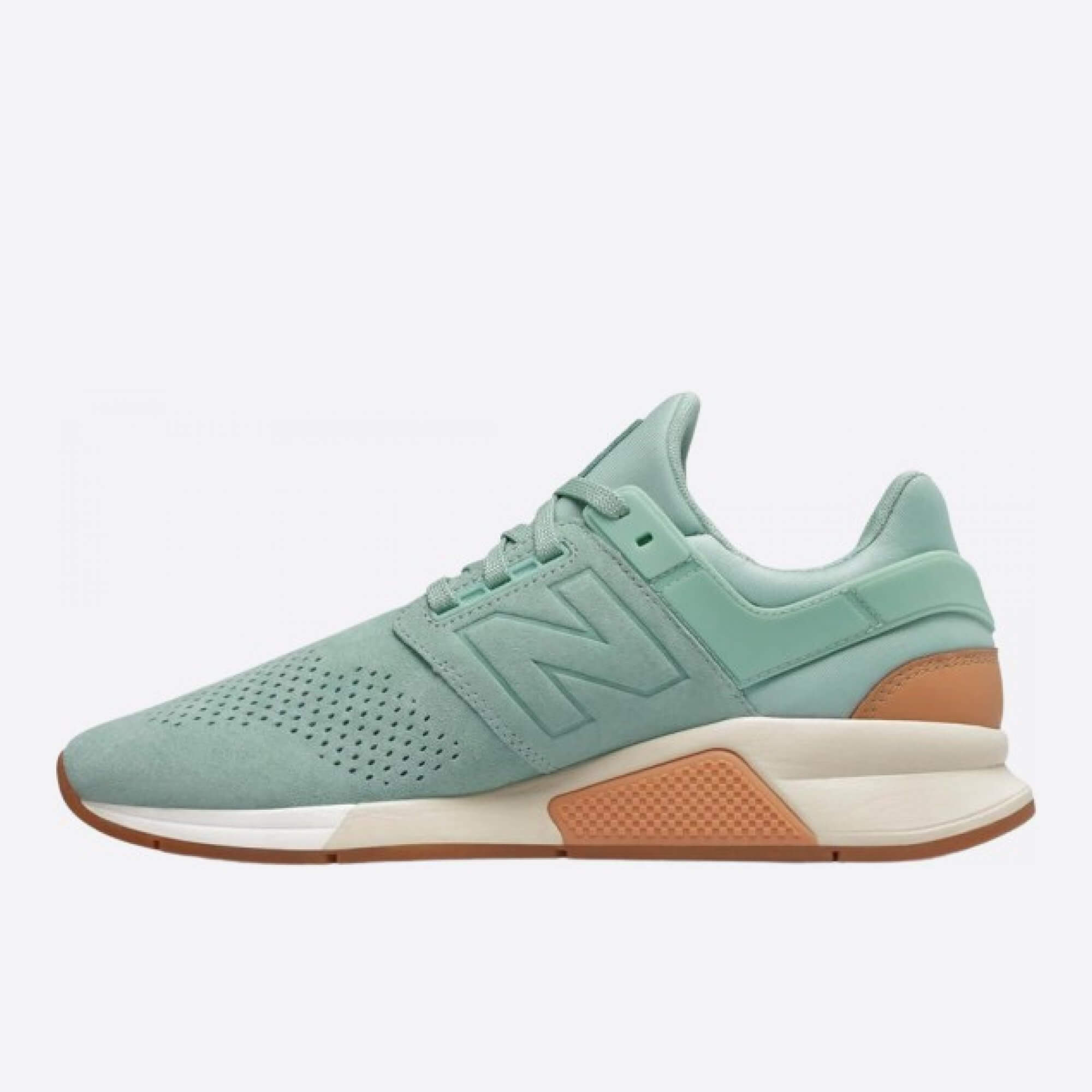 Pánske mentolové tenisky New Balance MS247GM ľavá strana