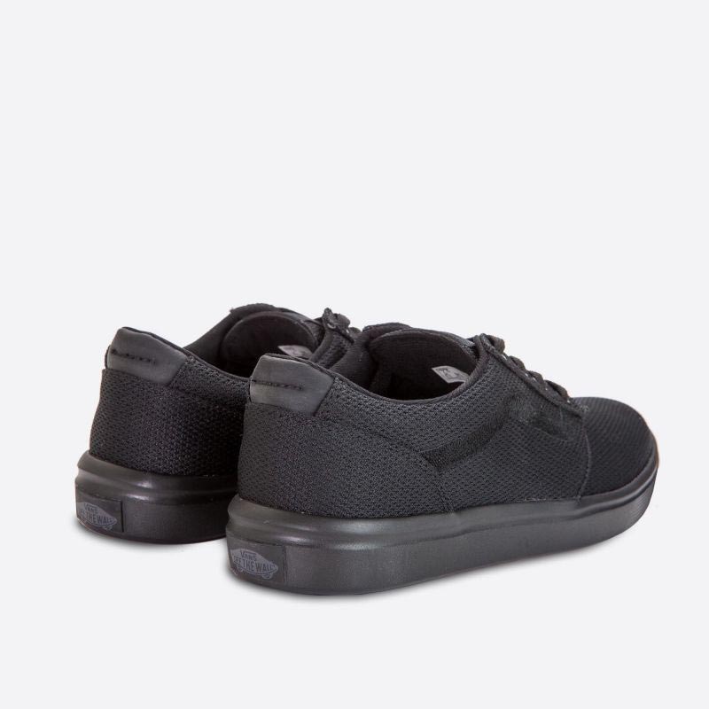 Pánske plátené čierne tenisky Vans Chapman Lite Mesh Black and Black