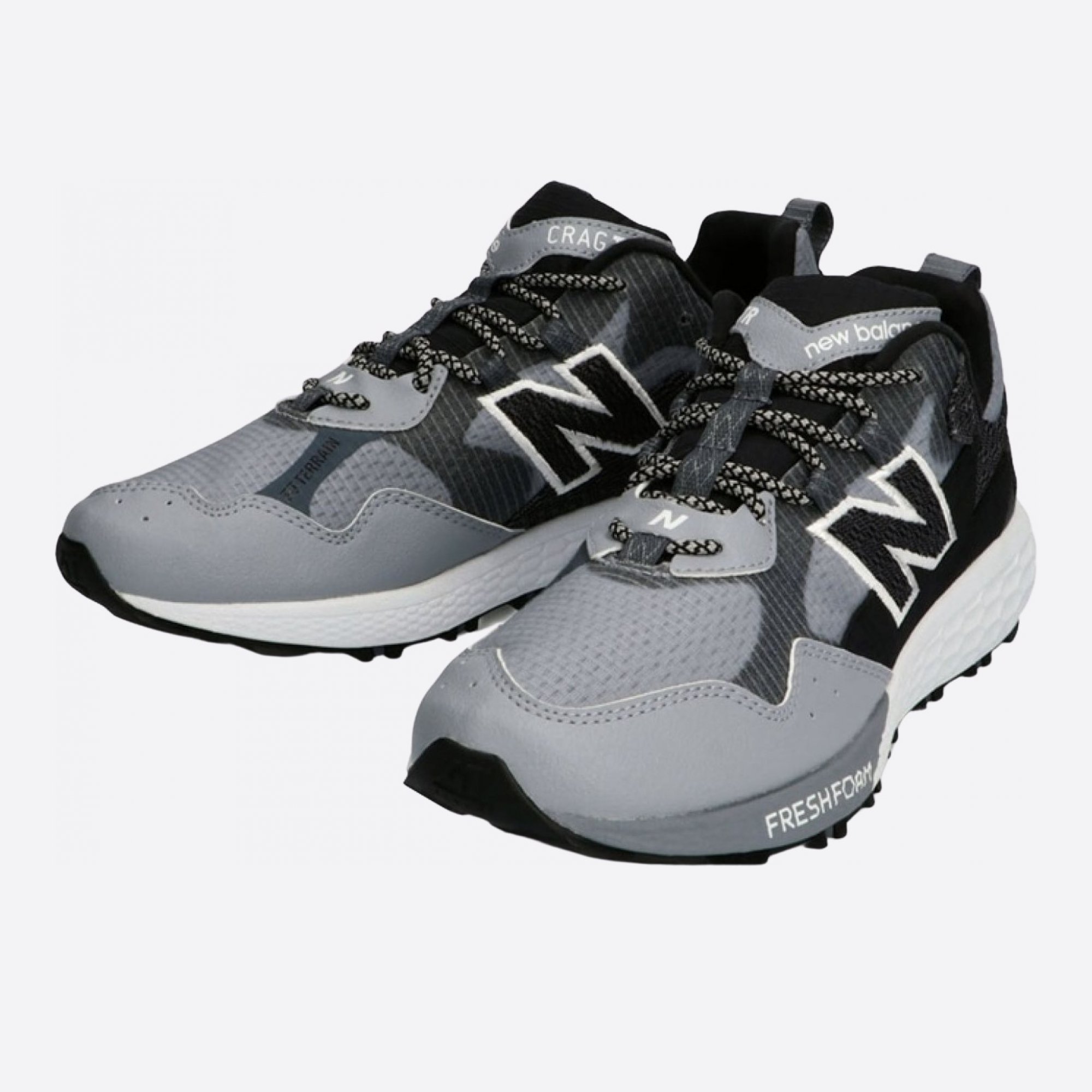 Pánske sivé tenisky New Balance MTCRGRG2-2E ľavá strana