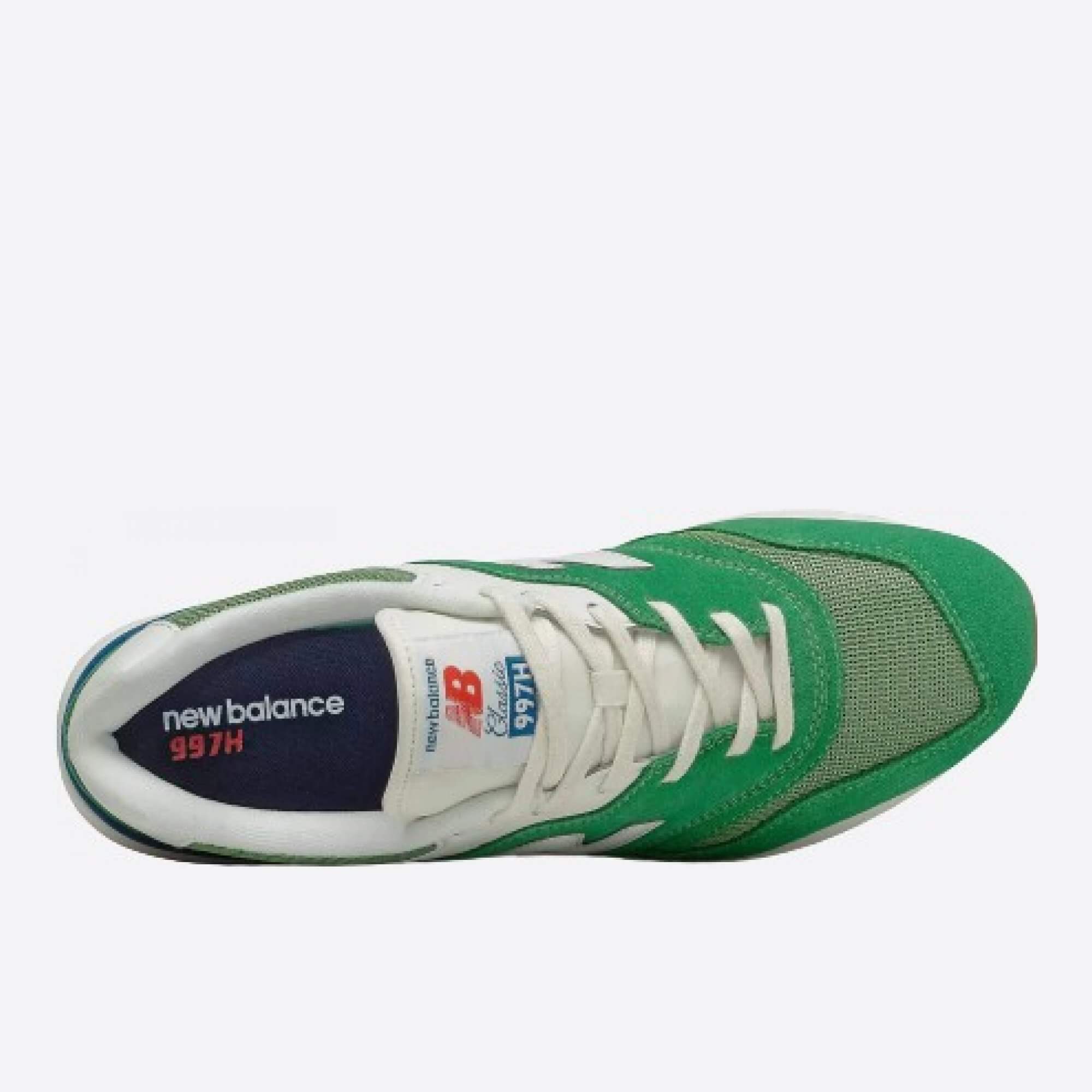 Pánske zelené tenisky New Balance CM997HRL horná strana