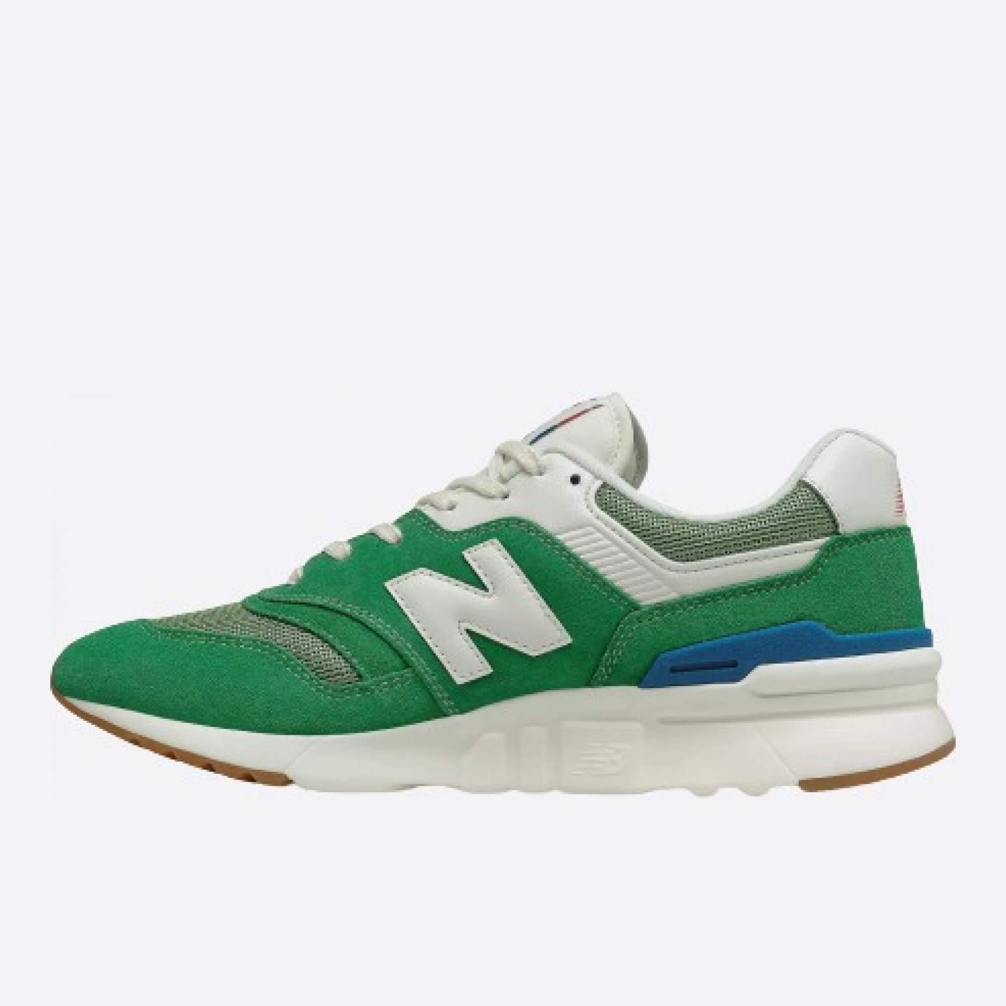 Pánske zelené tenisky New Balance CM997HRL ľavá strana
