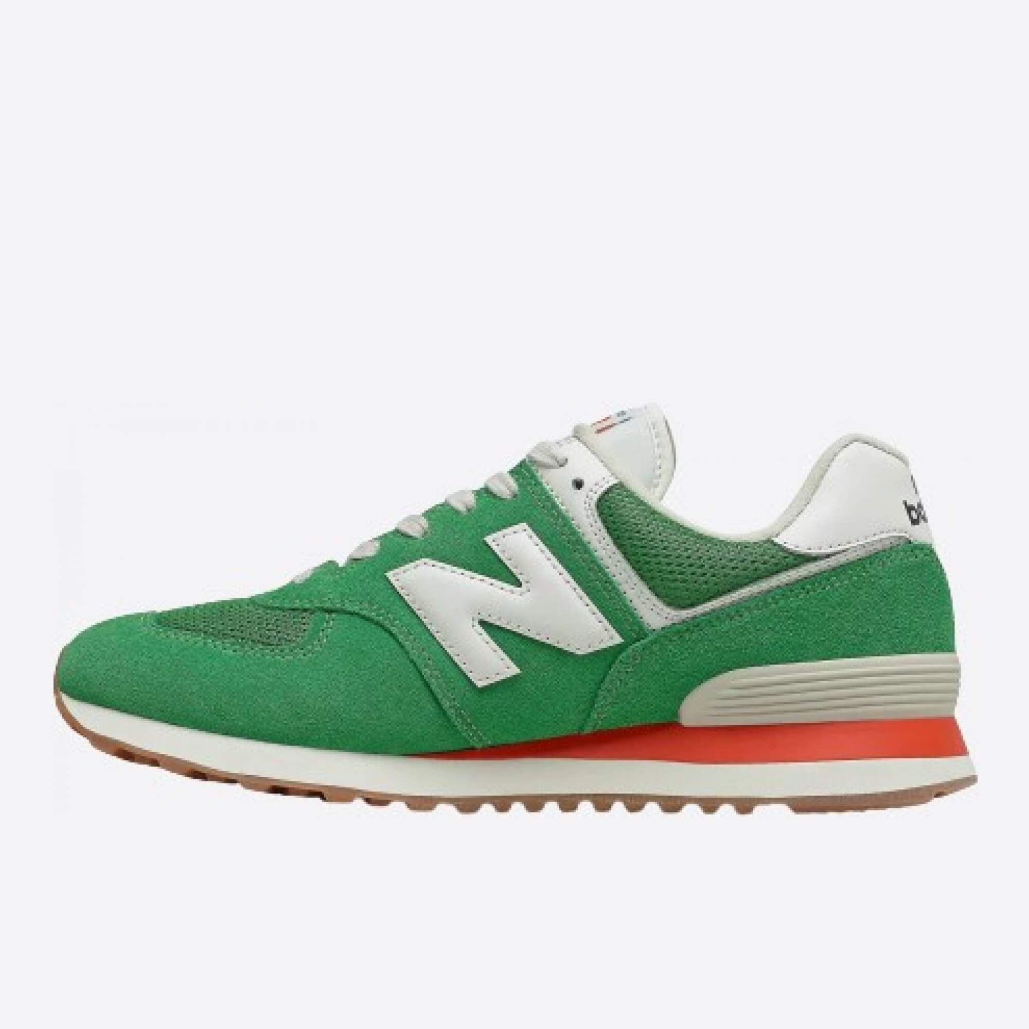 Pánske zelené tenisky New Balance ML574HE2 ľavá strana