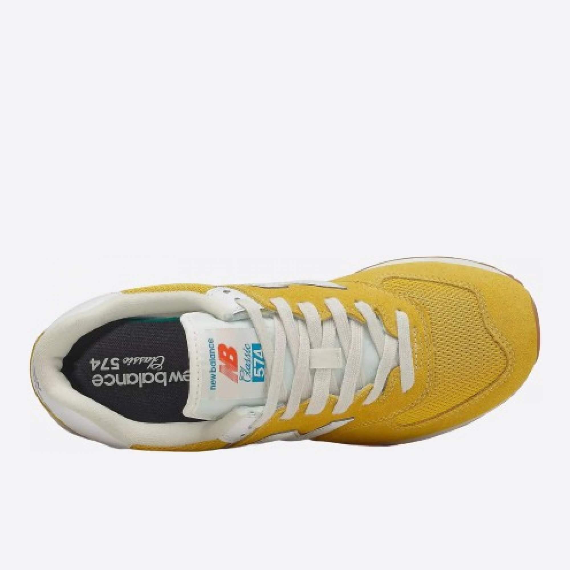 Pánske žlté tenisky New Balance ML574HB2 horná strana
